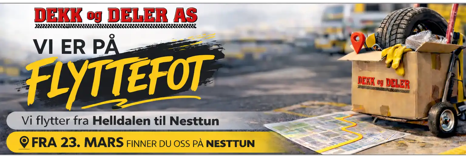 Vi flytter banner nettside