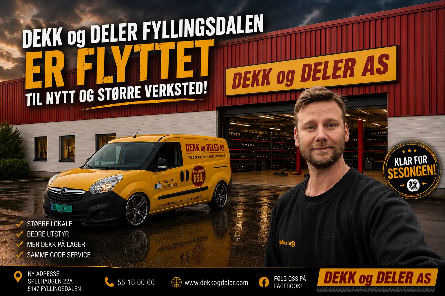 dekk og deler fyllingsdalen